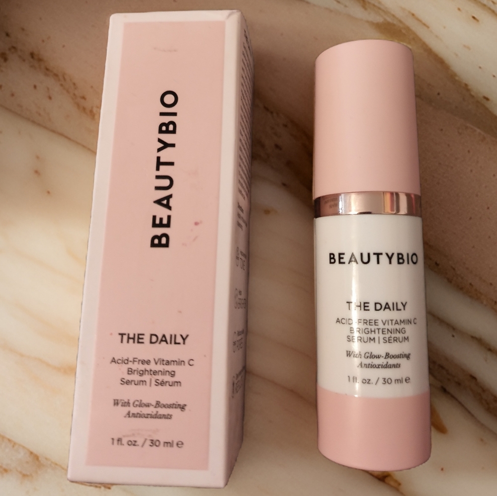 NEW BeautyBio The Daily Acid-Free Vitamin C Brightening Serum